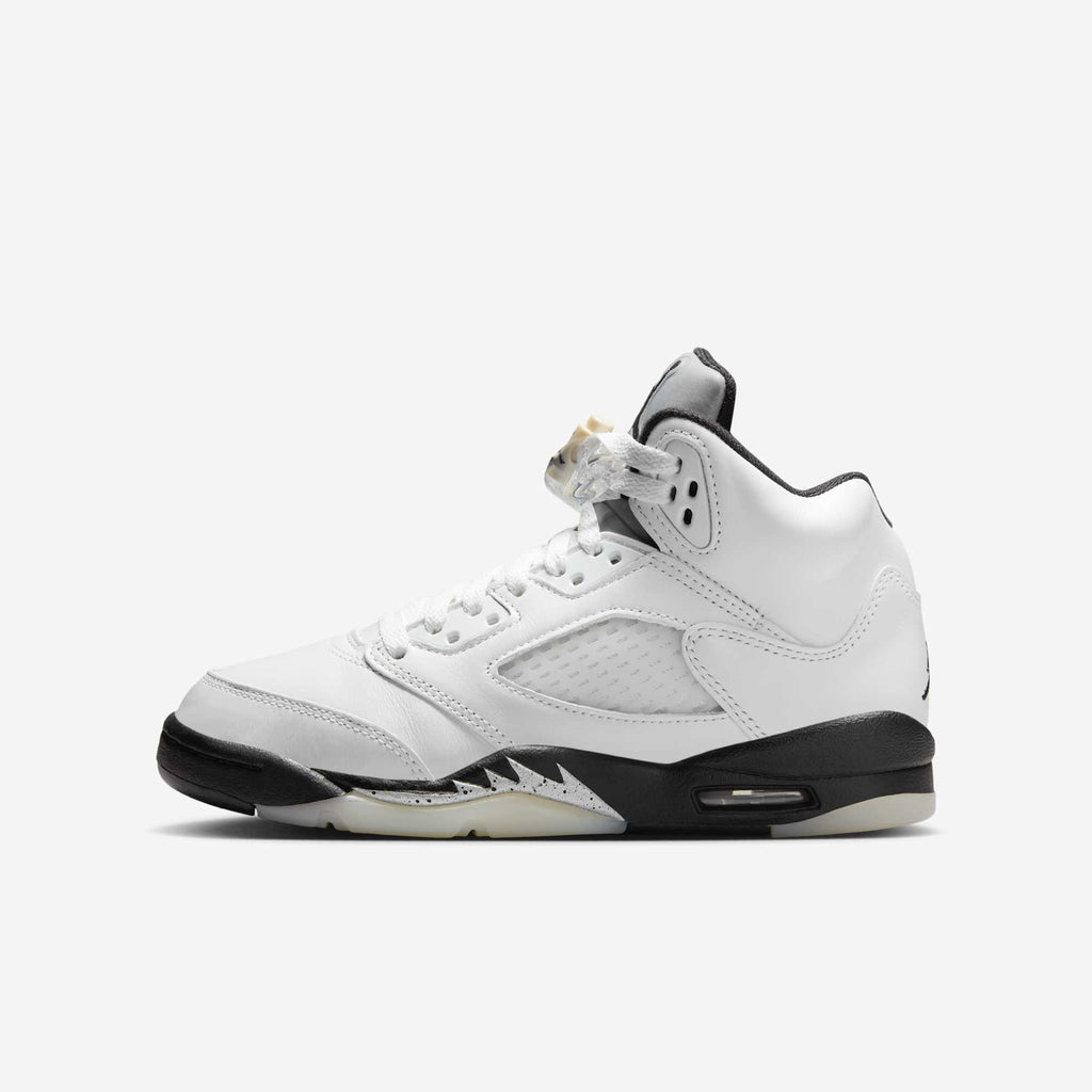 Air Jordan 5 GS "White Black" 440888-110