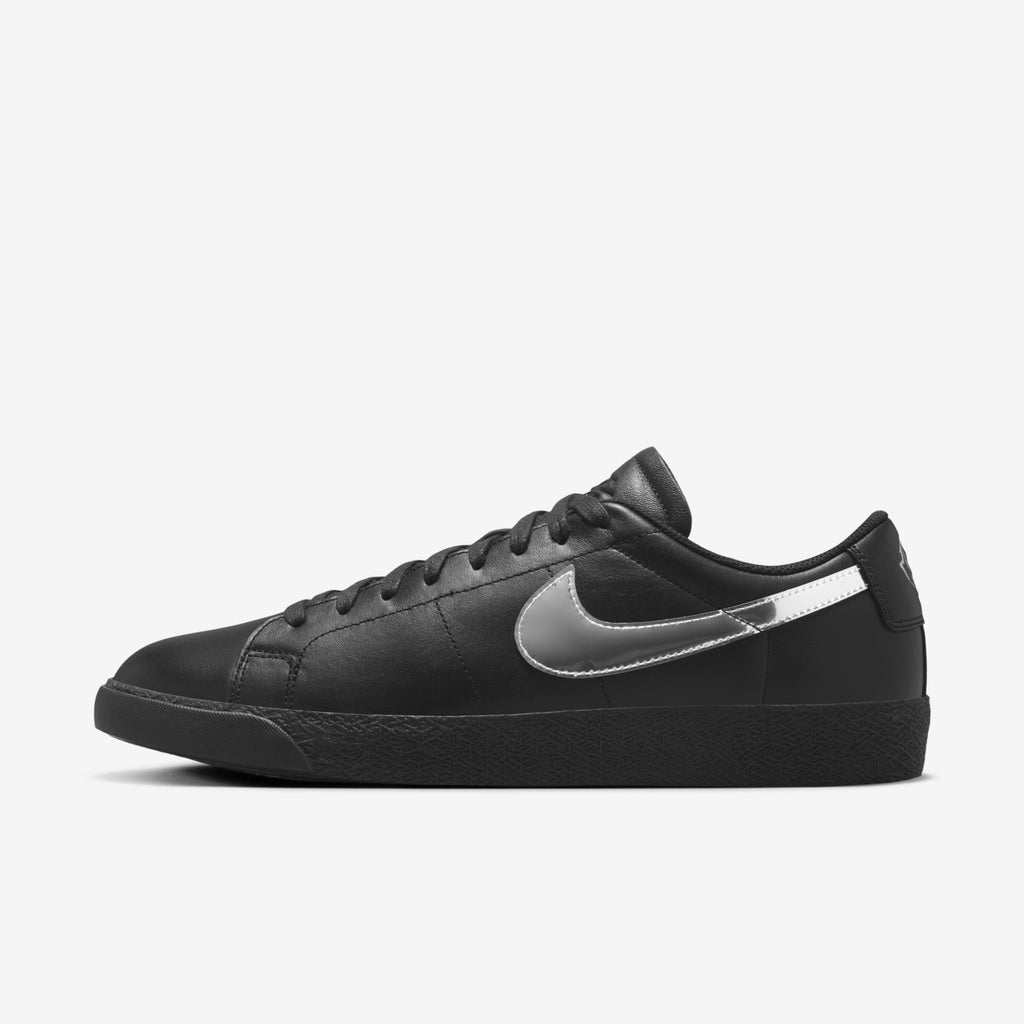 Nike SB Blazer Low Dancer Skateboards "Black Metallic Silver" HJ6703-001