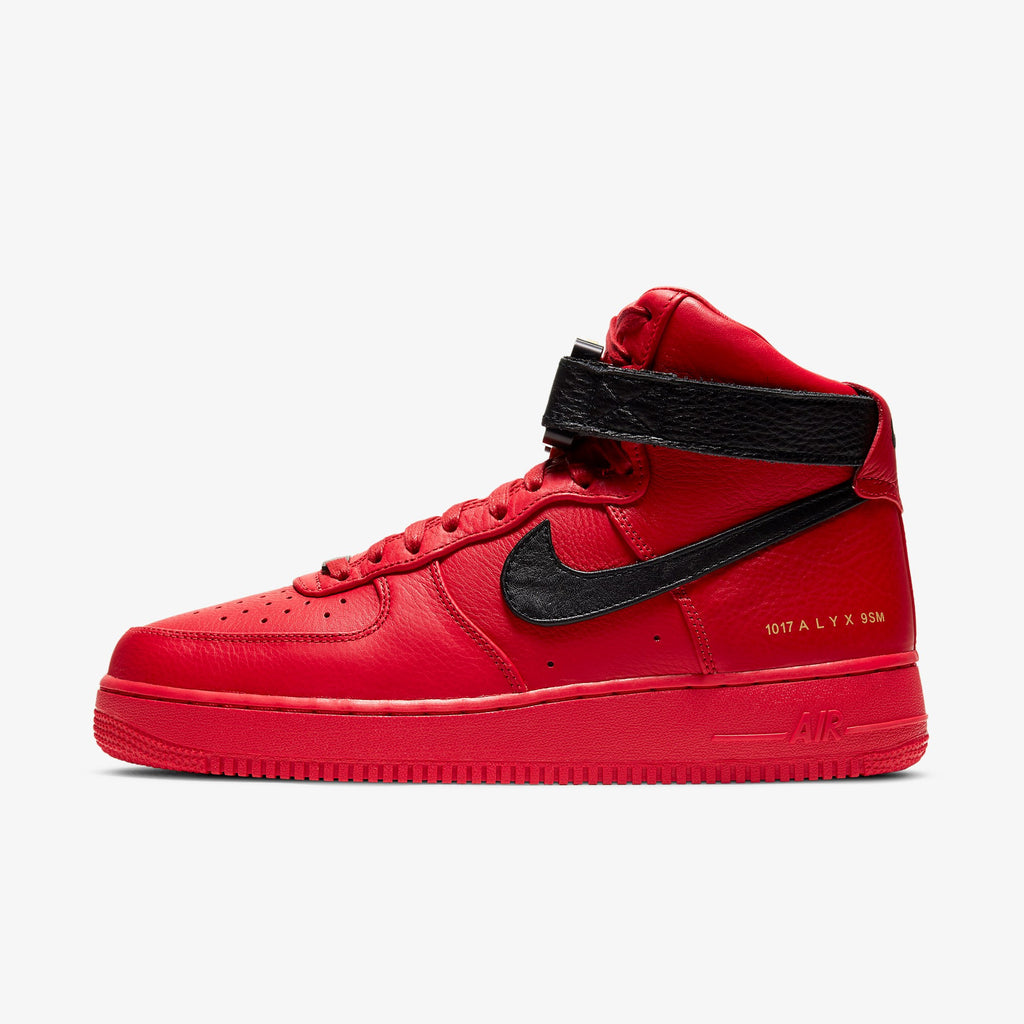 Nike Air Force 1 High x Alyx "University Red and Black" - Shoe Engine