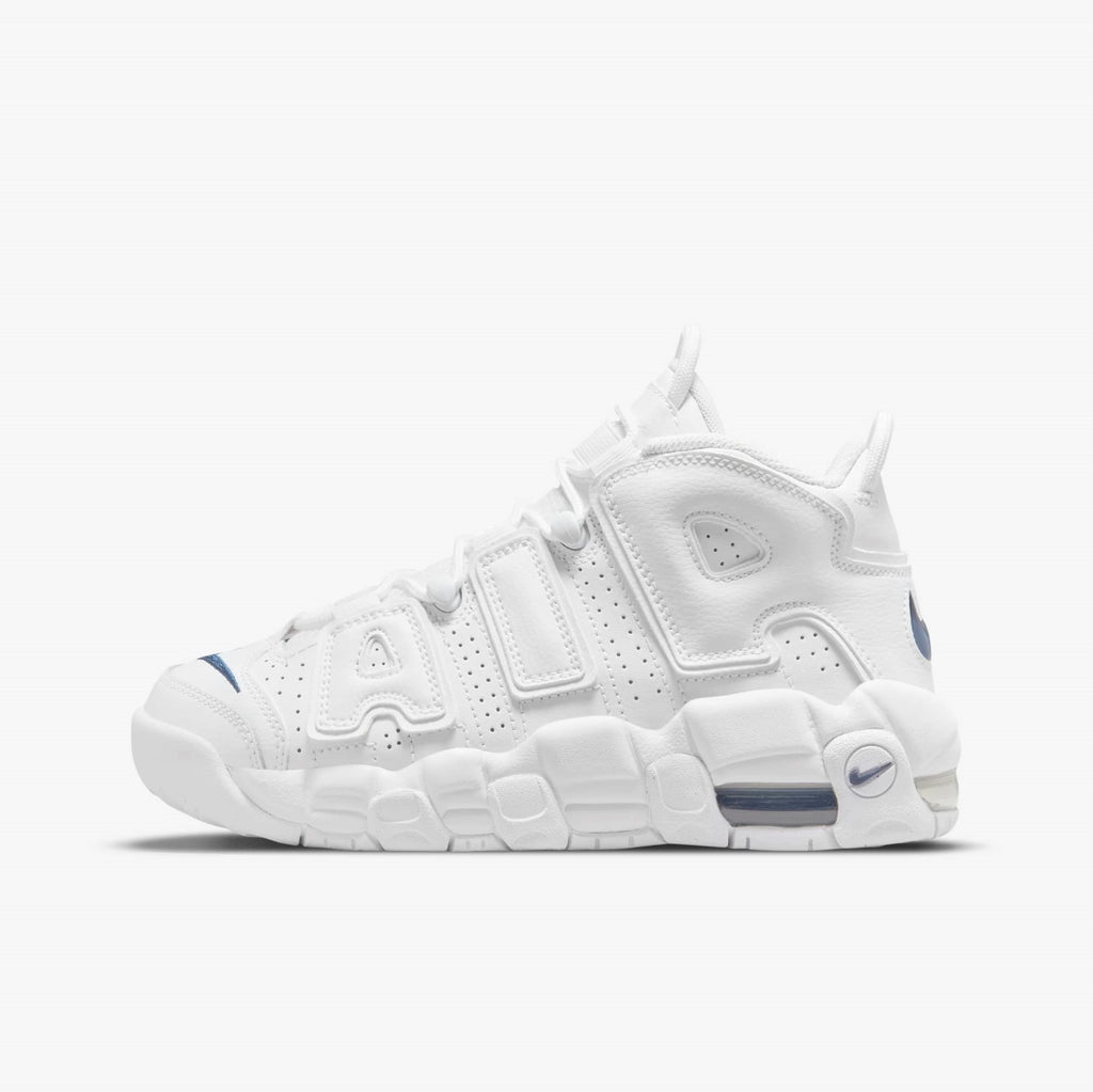 Nike Air More Uptempo GS "White & Midnight Navy" - DH9719-100