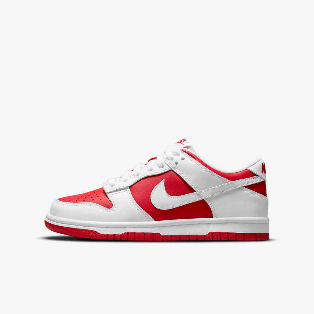 Nike Dunk Low GS "White & University Red" - Shoe Engine