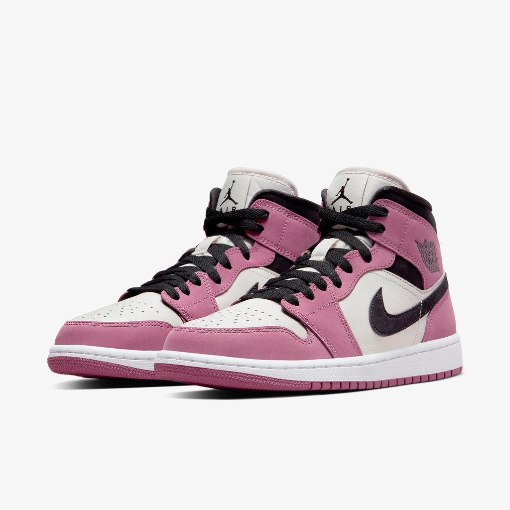 Air Jordan 1 Mid Womens "Berry Pink" - Shoe Engine