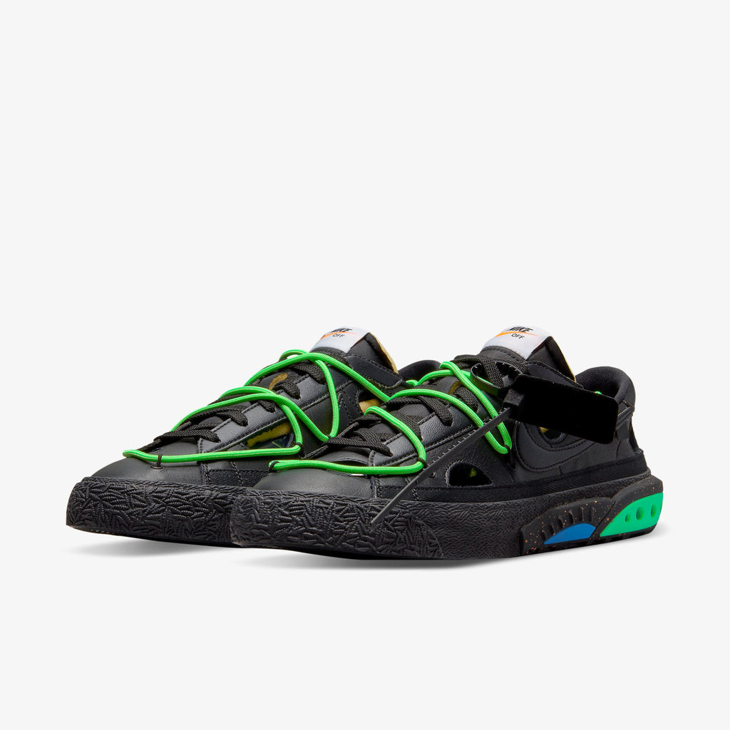 Nike Blazer Low Off-White "Black & Electro Green" - Shoe Engine