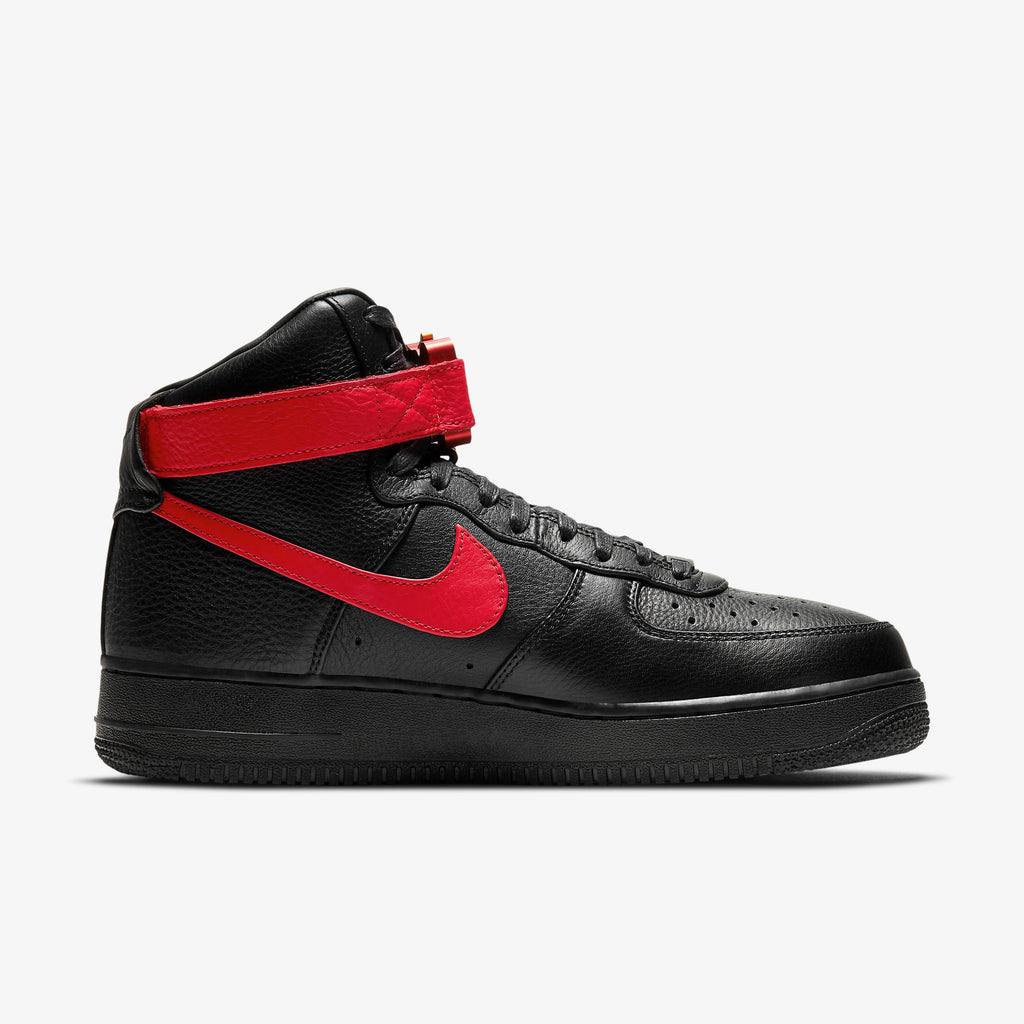 Nike Air Force 1 High x Alyx "Black and University Red" - Shoe Engine