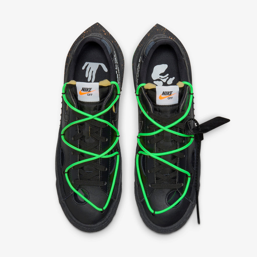 Nike Blazer Low Off-White "Black & Electro Green" - Shoe Engine