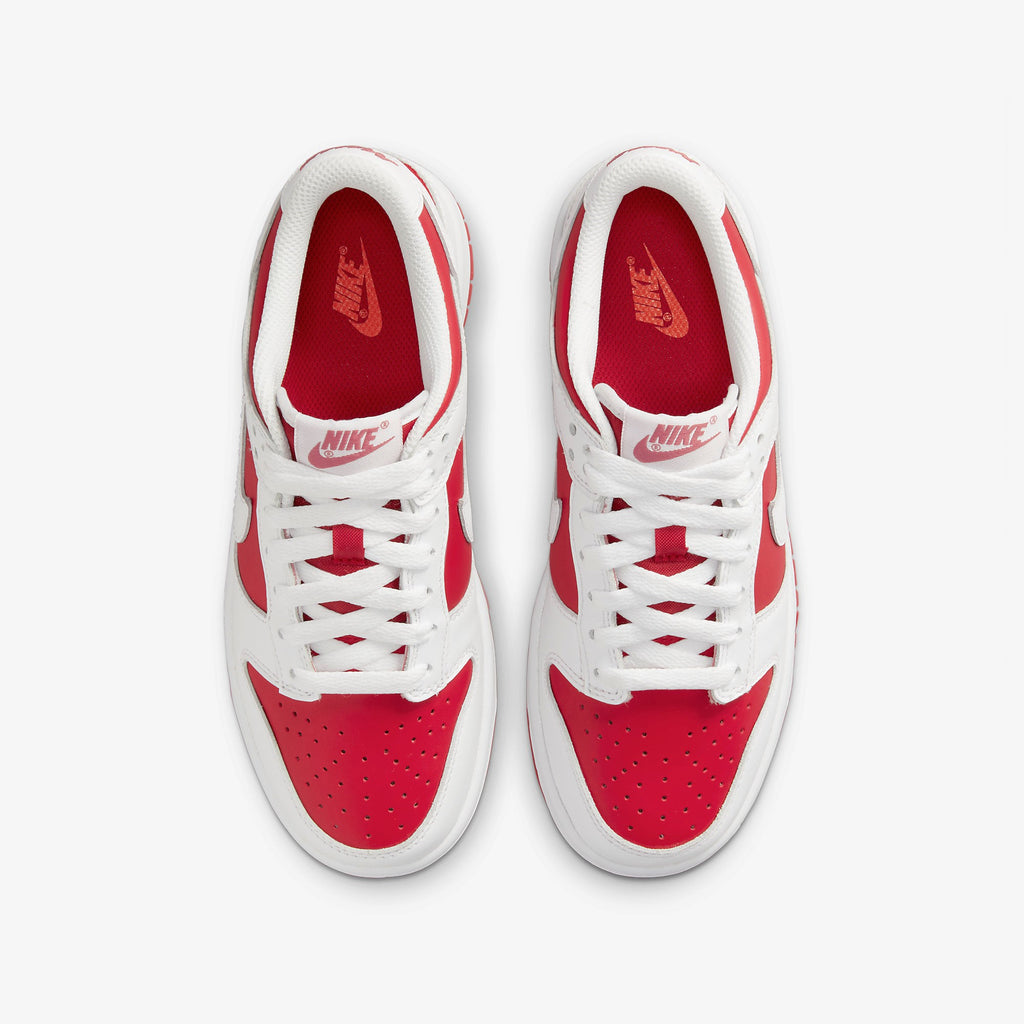 Nike Dunk Low GS "White & University Red" - Shoe Engine