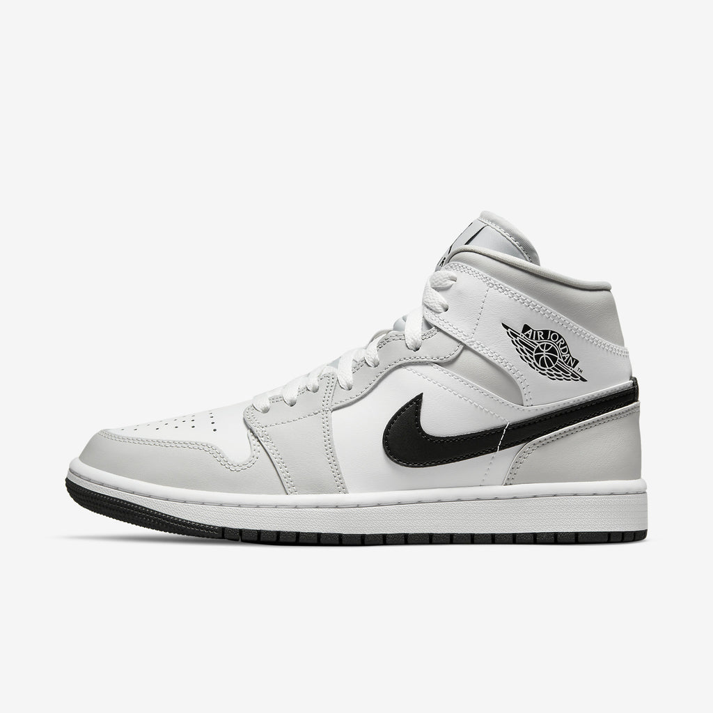 Jordan 1 Mid Womens "Light Smoke Grey" - Shoe Engine