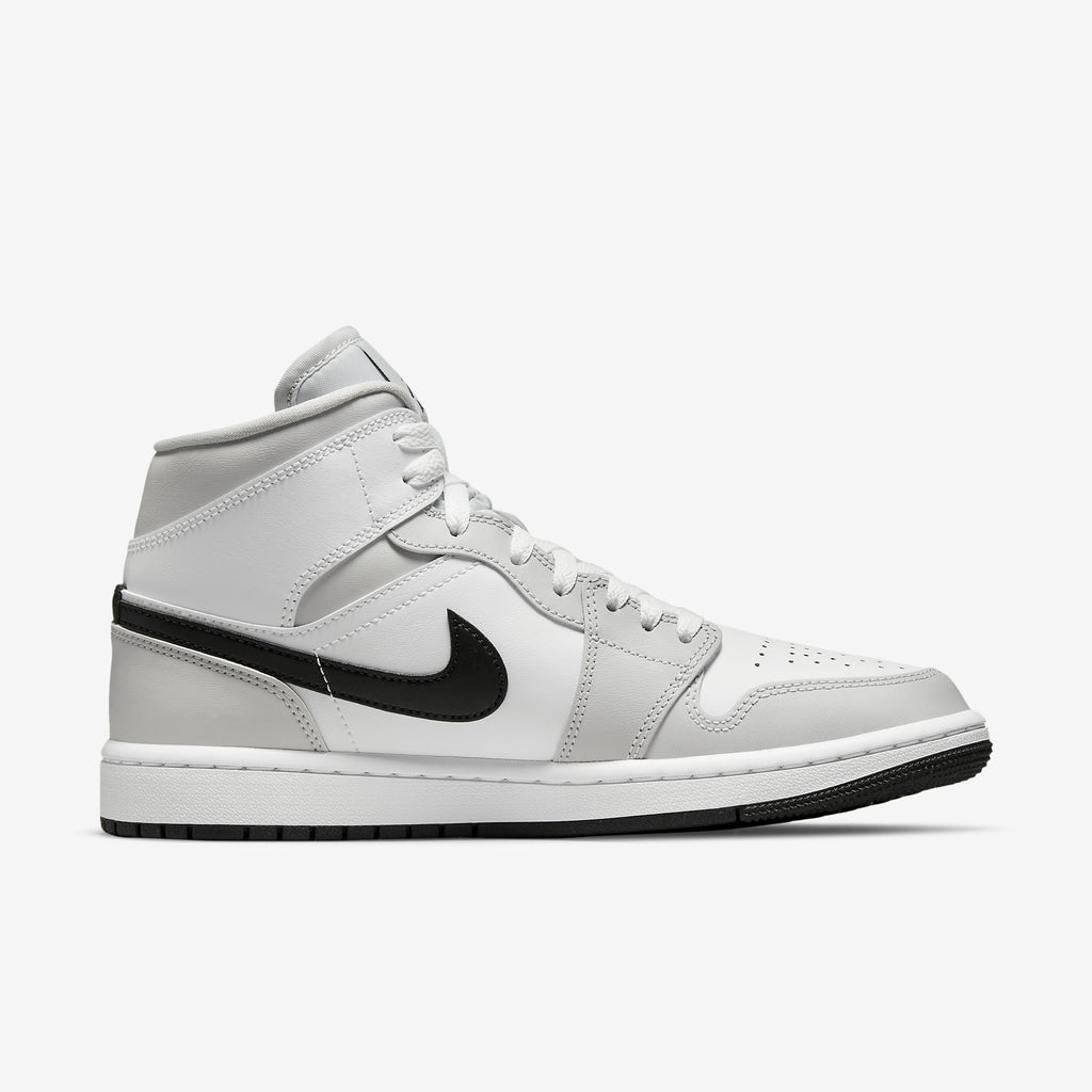 Jordan 1 Mid Womens "Light Smoke Grey" - Shoe Engine